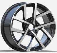 17x8.0 Inch Alloy Wheels 5 Holes Car Rim PCD 5x112, LL-1457178021M-TU83