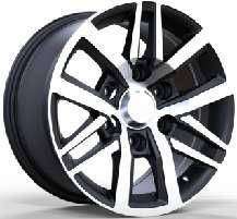 16x8.0 Inch Alloy Wheels 6 Holes Car Rim PCD 6x139.7, LL-1473168044M-FR1