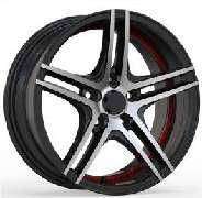 15x6.5 Inch Alloy Wheels 4 Holes Car Rim PCD 4x100, LL-1500156571MX-UZ67