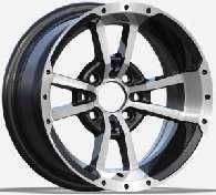 13x6.0 Inch Alloy Wheels 8 Holes Car Rim PCD 8x100/114.3, LL-1559136050M-OI15