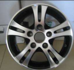 15x5.0 Inch Alloy Wheels 4 Holes Car Rim PCD 4x100, LL-156155099S-BW87