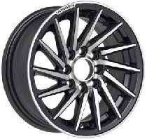 13x5.5 Inch Alloy Wheels 4 Holes Car Rim PCD 4x100, LL-16011355108M-ST55