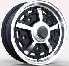 15x5.0 Inch Alloy Wheels 5 Holes Car Rim PCD 5x205, LL-1614155005M-JF88