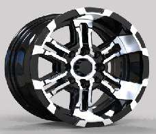 13x6.0 Inch Alloy Wheels 8 Holes Car Rim PCD 8x100/114.3, LL-17531360D29M-QH66