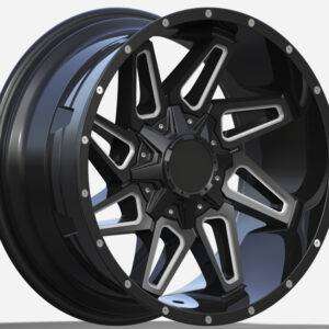 22x14.0 Inch Alloy Wheels 10 Holes Car Rim PCD 10x114.3/127, LL-1760221419K-RO58