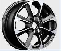 13x5.0 Inch Alloy Wheels 4 Holes Car Rim PCD 4x100, LL-1815135004M-AY74