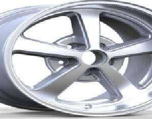 17x10.5 Inch Alloy Wheels 5 Holes Car Rim PCD 5x114.3, LL-1890170515M-NM68