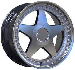 17x8.5 Inch Alloy Wheels 4+5 Holes Car Rim PCD x100, LL-1929178533M-CR75