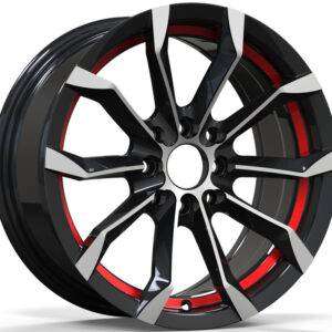 15x7.0 Inch Alloy Wheels 8 Holes Car Rim PCD 8x100/114.3, LL-1998157037MX-GS37