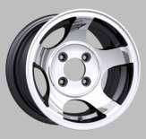 13x6.0 Inch Alloy Wheels 4 Holes Car Rim PCD 4x114.3, LL-200136081M-OL30