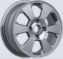 15x6.0 Inch Alloy Wheels 4 Holes Car Rim PCD 4x114.3, LL-2033156007S-BQ77