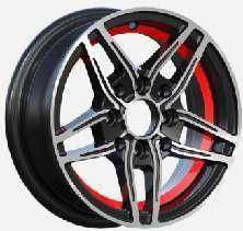 12x5.0 Inch Alloy Wheels 8 Holes Car Rim PCD 8x100/114.3, LL-2038125015MX-CC85