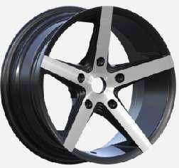 17x8.0 Inch Alloy Wheels 5 Holes Car Rim PCD 5x139.7, LL-2040178032S-SQ47