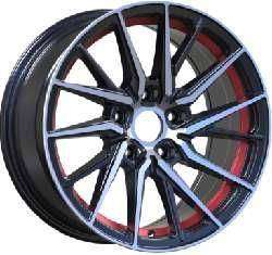 16x7.5 Inch Alloy Wheels 5 Holes Car Rim PCD 5x114.3, LL-2061167508MX-TR2