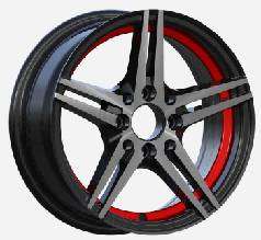 13x5.5 Inch Alloy Wheels 8 Holes Car Rim PCD 8x100/114.3, LL-2064135521M-IJ38