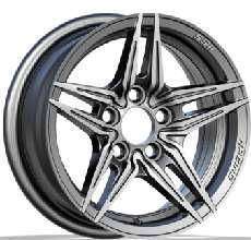 12x4.0 Inch Alloy Wheels 8 Holes Car Rim PCD 8x100/114.3, LL-2071124013MX-BY53