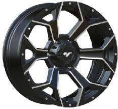 16x8.0 Inch Alloy Wheels 6 Holes Car Rim PCD 6x139.7, LL-2132168009M-SG39
