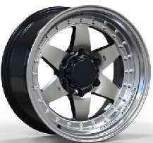 17x8.5 Inch Alloy Wheels 6 Holes Car Rim PCD 6x139.7, LL-2156178503M-YO37