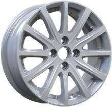 15x6.0 Inch Alloy Wheels 4 Holes Car Rim PCD 4x100, LL-2218156005S-BQ21
