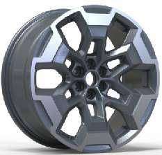 17x7.0 Inch Alloy Wheels 6 Holes Car Rim PCD 6x114.3, LL-2279177004M-QX11