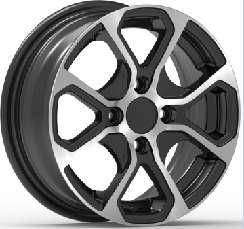 14x5.5 Inch Alloy Wheels 4 Holes Car Rim PCD 4x100, LL-2283145501M-AE38