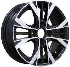 15x6.0 Inch Alloy Wheels 4 Holes Car Rim PCD 4x100, LL-2285156004S-TL23