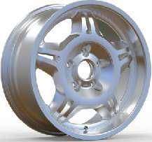 17x8.0 Inch Alloy Wheels 5 Holes Car Rim PCD 5x120, LL-2289178003S-GP81