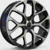 22x8.0 Inch Alloy Wheels 5 Holes Car Rim PCD 5x114.3, LL-2324228002K-GB35