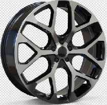 22x8.0 Inch Alloy Wheels 5 Holes Car Rim PCD 5x114.3, LL-2324228002K-GB35