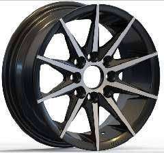 13x5.5 Inch Alloy Wheels 8 Holes Car Rim PCD 8x100/114.3, LL-2333135514M-QJ80