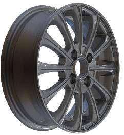 15x4.5 Inch Alloy Wheels 4 Holes Car Rim PCD 4x100, LL-2334154502S-BH87