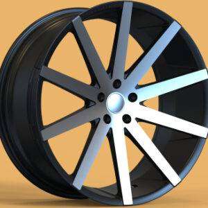 22x10.0 Inch Alloy Wheels 5 Holes Car Rim PCD 5x114.3, LL-2339221012M-WM77