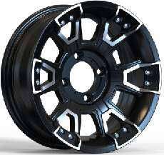 14x6.0 Inch Alloy Wheels 5 Holes Car Rim PCD 5x114.3, LL-2371146002M-RM44