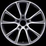 17x7.5 Inch Alloy Wheels 5 Holes Car Rim PCD 5x114.3, LL-304177528M-WT39