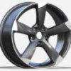 17x7.5 Inch Alloy Wheels 5 Holes Car Rim PCD 5x112, LL-357177581M-XS63