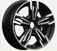 18x4.0 Inch Alloy Wheels 5 Holes Car Rim PCD 5x112, LL-418184005M-ND56
