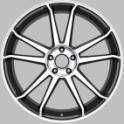 22x9.0 Inch Alloy Wheels 5 Holes Car Rim PCD 5x114.3, LL-443229009M-XQ31