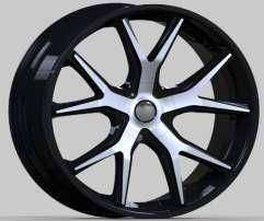 24x9.5 Inch Alloy Wheels 10 Holes Car Rim PCD 10x115/120, LL-732249515K-ZA55