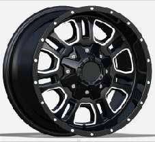 17x9.0 Inch Alloy Wheels 6 Holes Car Rim PCD 6x139.7, LL-902179045S-GS88