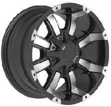 18x9.0 Inch Alloy Wheels 12 Holes Car Rim PCD 12x135/139.7, LL-904189048M-DS83