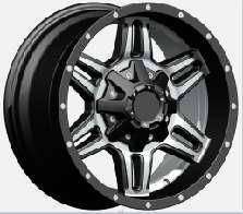 17x9.0 Inch Alloy Wheels 6 Holes Car Rim PCD 6x139.7, LL-9051790105M4-ZZ5