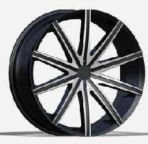 22x9.5 Inch Alloy Wheels 10 Holes Car Rim PCD 10x115/120, LL-908229504M-XW86