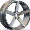 20x8.5 Inch Alloy Wheels 5 Holes Car Rim PCD 5x114.3, LL-909208553M-NP60