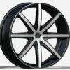 18x8.0 Inch Alloy Wheels 9 Holes Car Rim PCD 9x120, LL-910188009M-EI83
