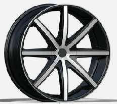 18x8.0 Inch Alloy Wheels 9 Holes Car Rim PCD 9x120, LL-910188010S-ZV85