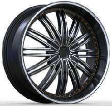 20x8.5 Inch Alloy Wheels 10 Holes Car Rim PCD 10x115/120, LL-911208514C-BA44