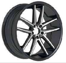 20x10.0 Inch Alloy Wheels 5 Holes Car Rim PCD 5x114.3, LL-912201009S-BA68