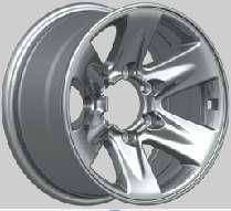 16x8.0 Inch Alloy Wheels 6 Holes Car Rim PCD 6x139.7, LL-951168020S-OC95