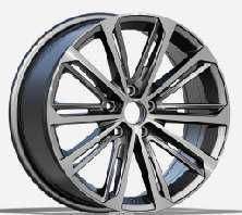 18x8.0 Inch Alloy Wheels 5 Holes Car Rim PCD 5x112, LL-980188030S-RP53