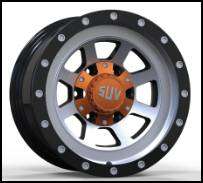 16x8.0 Inch Alloy Wheels 6 Holes Car Rim PCD 6x139.7, LL-HT1160168002S-FE8